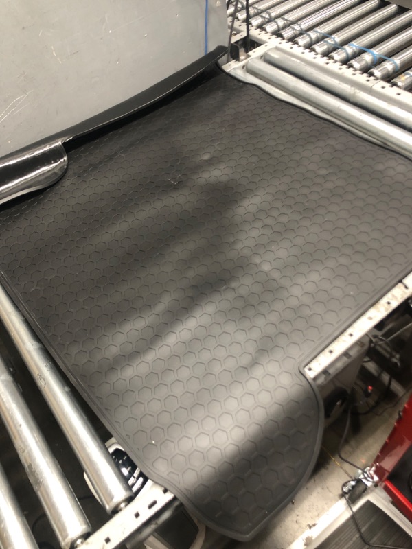 Photo 2 of San Auto Cargo Liner Custom Fit for Mercedes-Benz GLC Class 2016 2017 2018 2019 2020 2021 2022 Rubber Trunk Mat All Weather Protector Waterproof Heavy Duty Odorless for GLC250 GLC300 GLC350 GLC43 AMG normal Full Black cargo liner