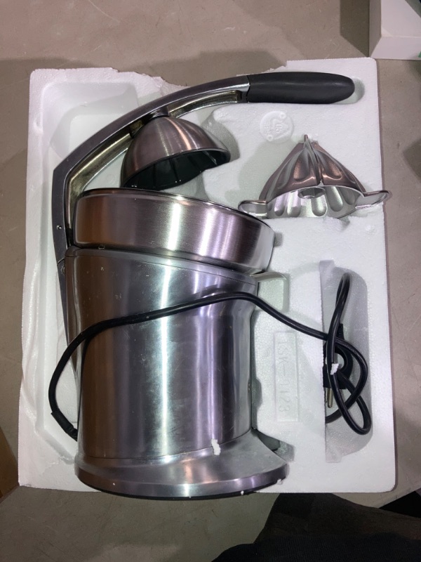 Photo 2 of (READ FULL POST) Breville Citrus Press Pro Electric Juicer, Stainless Steel, 800CPXL