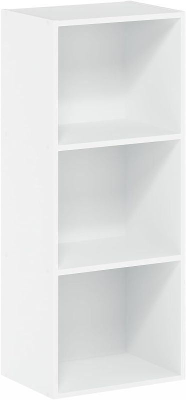 Photo 1 of **READ NOTES**Furinno Luder Bookcase / Book / Storage , 3-Tier, White
