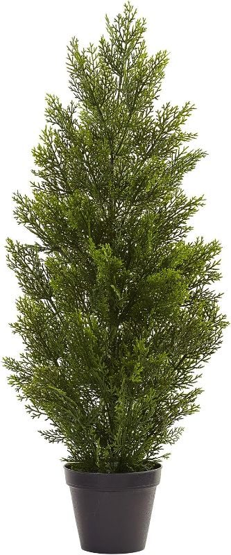 Photo 1 of (READ FULL POST) Nearly Natural 3ft. Mini Cedar Pine Tree (Indoor/Outdoor)
