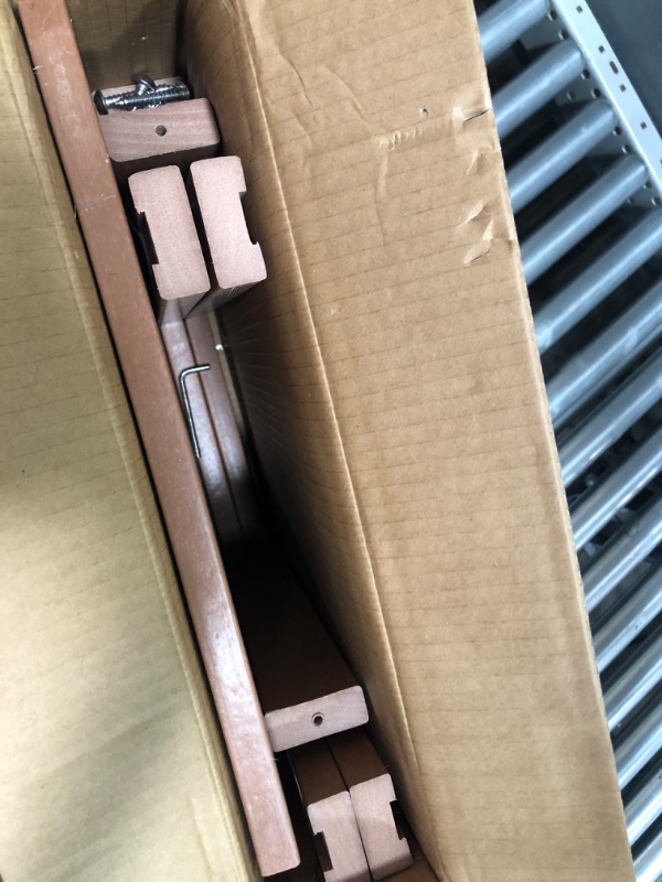 Photo 1 of LZRS Adirondack Square Side Table, Pool Composite Patio Table,HDPE End Tables for Backyard,Pool, Indoor Companion, Easy Maintenance & Weather Resistant(Teak) Square Table Teak