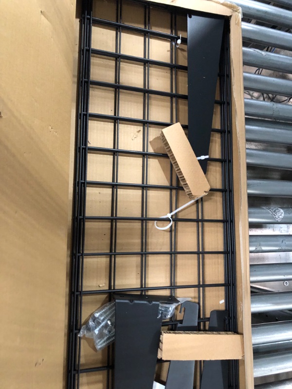 Photo 1 of Wallmaster 2-Pack 2x4ft Heavy Duty Garage Wall Shelving 45-inch-by-15-inch Wall Mount Garage Storage Rack Floating Shelves Max Load 400lb Black