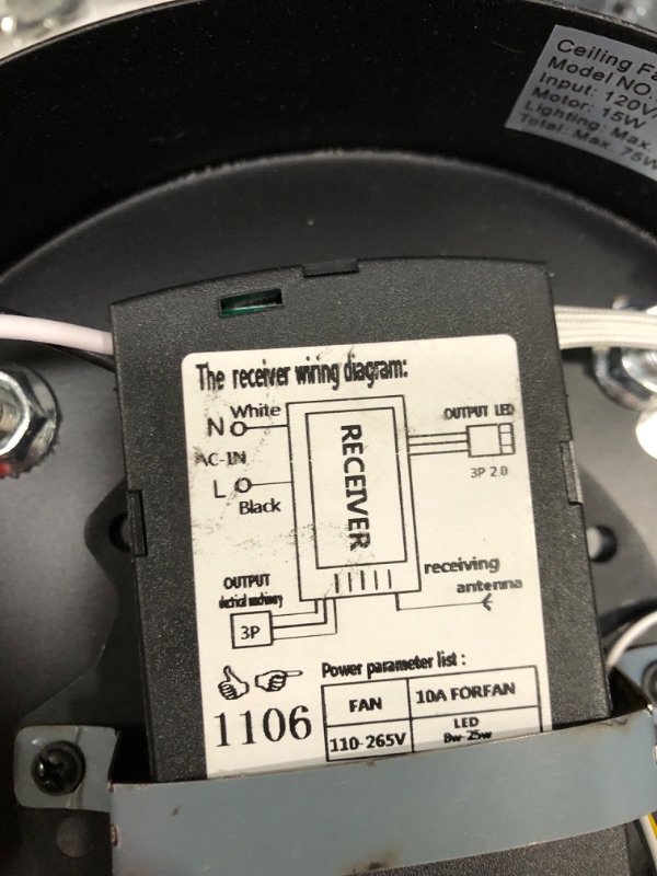 Photo 1 of LUDOMIDE Flush Mount Ceiling Fan with Light, 22" Modern Crystal Chandelier Ceiling Fan with Smart 4-Light Color Change, Dimmable LED Ceiling Fan, 6 Wind Speeds, Low Profile Ceiling Fan for Bedroom 22" Crystal Black