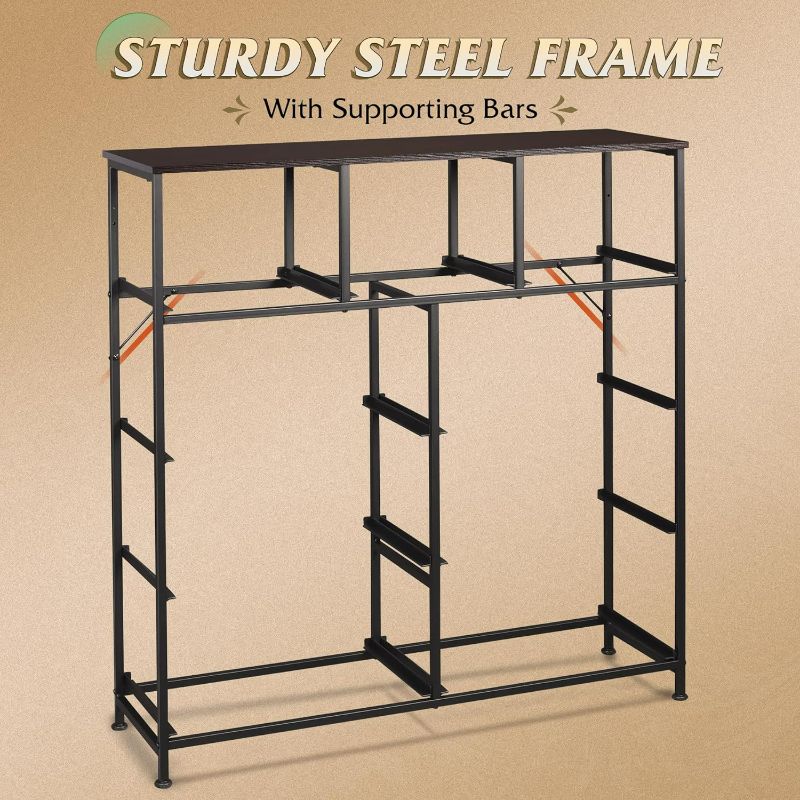 Photo 1 of (READ FULL POST) WLIVE 9-Drawer Dresser, Fabric Storage Tower for Bedroom, Hallway, Entryway, Closet, Tall Chest Organizer Unit with Fabric Bins, Steel Frame, Wood Top, Easy Pull Handle, Dark Grey
