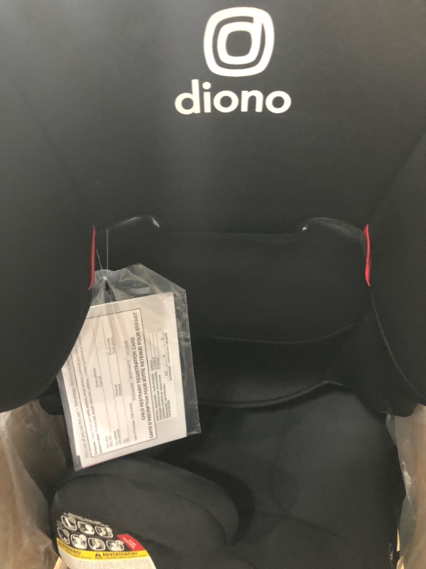 Photo 3 of Diono Cambria 2 XL 2022, Dual Latch Connectors, 2-in-1 Belt Positioning Booster Seat, High-Back to Backless Booster with Space and Room to Grow, 8 Years 1 Booster Seat, Black NEW! Black