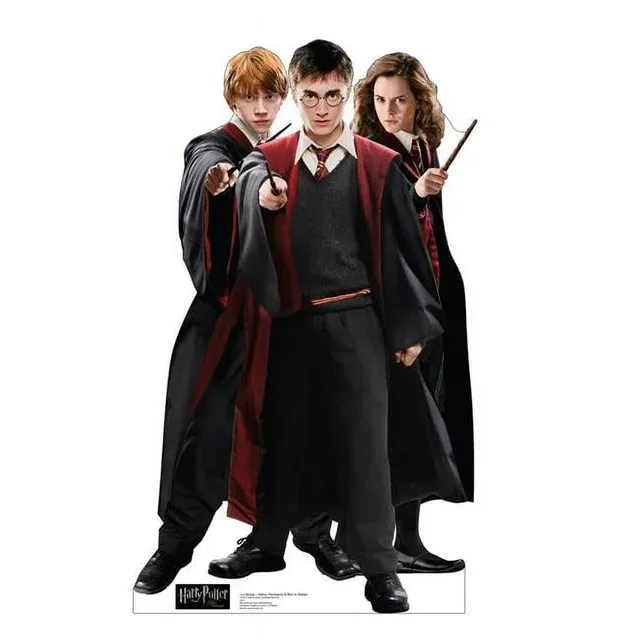 Photo 1 of 65 x 39 in. Harry, Hermione & Ron in Robes Cardboard Cutout, Warner Brothers
