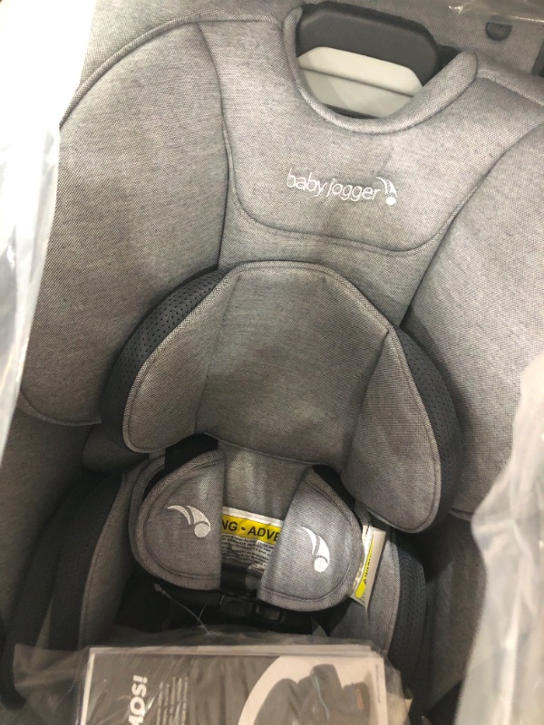 Photo 2 of Baby Jogger City Turn Rotating Convertible Car Seat | Unique Turning Car Seat Rotates for Easy in and Out, Phantom Grey