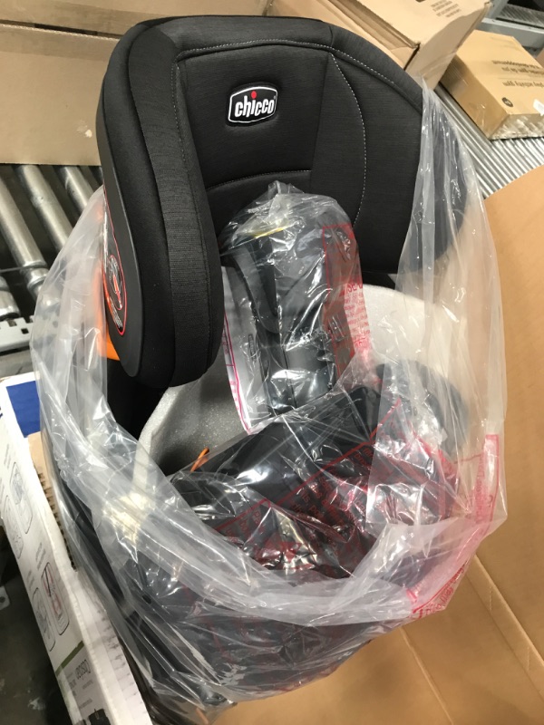 Photo 2 of Chicco KidFit ClearTex Plus 2-in-1 Belt-Positioning Booster Car Seat, Backless and High Back Booster Seat, for Children Aged 4 Years and up and 40-100 lbs. | Obsidian/Black KidFit Plus with ClearTex® No Chemicals Obsidian