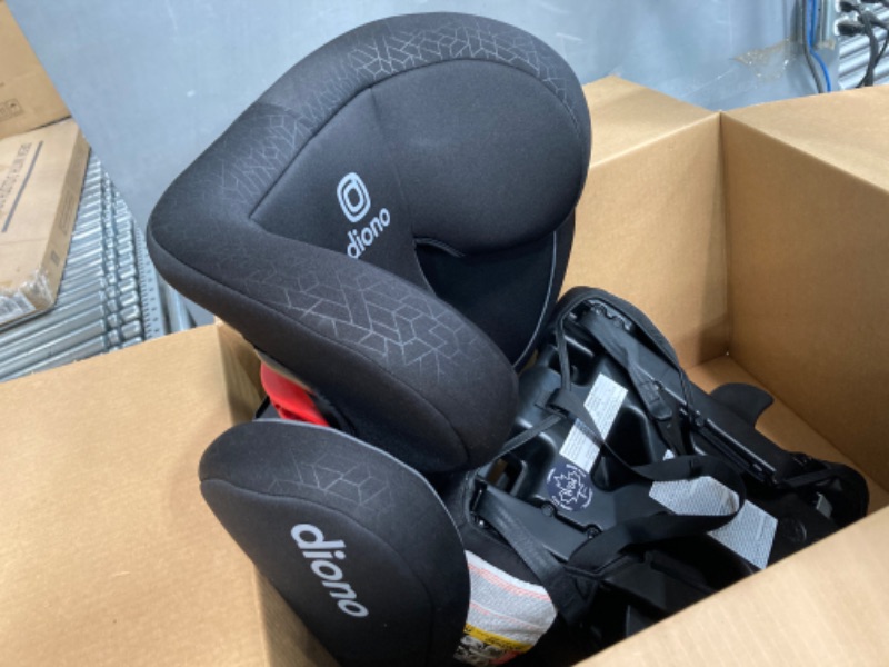 Photo 2 of Diono Monterey 2XT Latch 2 in 1 High Back Booster Car Seat with Expandable Height & Width, Side Impact Protection, 8 Years 1 Booster, Black
