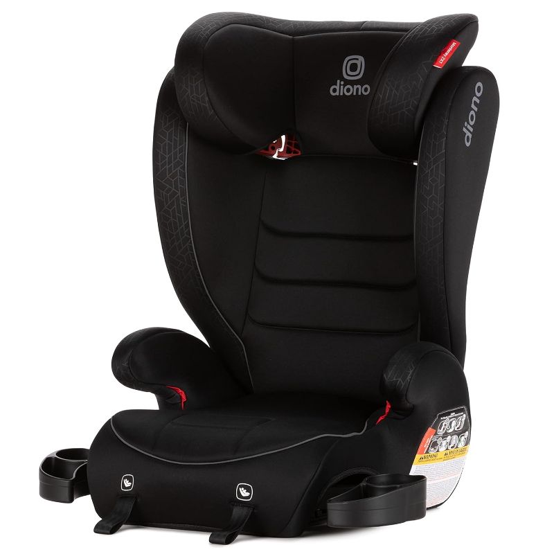 Photo 1 of Diono Monterey 2XT Latch 2 in 1 High Back Booster Car Seat with Expandable Height & Width, Side Impact Protection, 8 Years 1 Booster, Black
