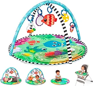 Photo 1 of Baby Einstein Sea Floor Explorers 2-in-1 Water Mat Portable Tummy Time Activity Play Gym Water Mat Activity Gym