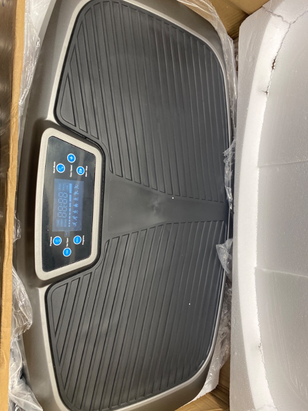 Photo 2 of **See Notes**
Panana Vibration Plate Exercise Machine Full Body Workout Fitness Vibration Trainer for Loss Weight, Home Gym Vibration Platform with Resistance Band, 265lbs Weight Capacity With Play Music