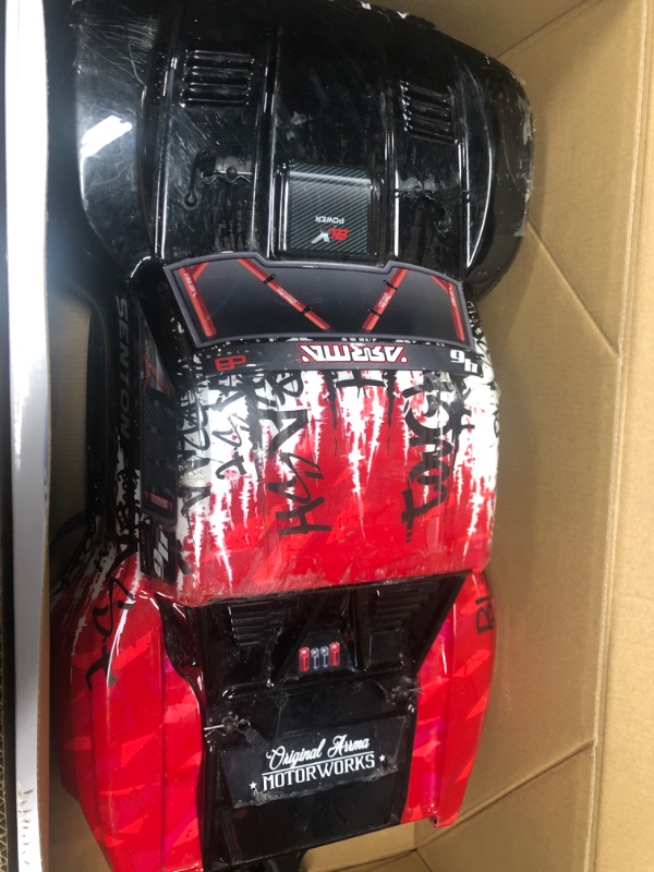 Photo 2 of ARRMA 1/10 SENTON 4X4 V3 3S BLX Brushless Short Course Truck RTR (Transmitter and Receiver Included, Batteries and Charger Required ), Red, ARA4303V3T2