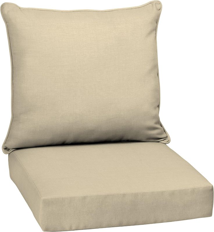 Photo 1 of 2Pc Patio Cushion, Taupe