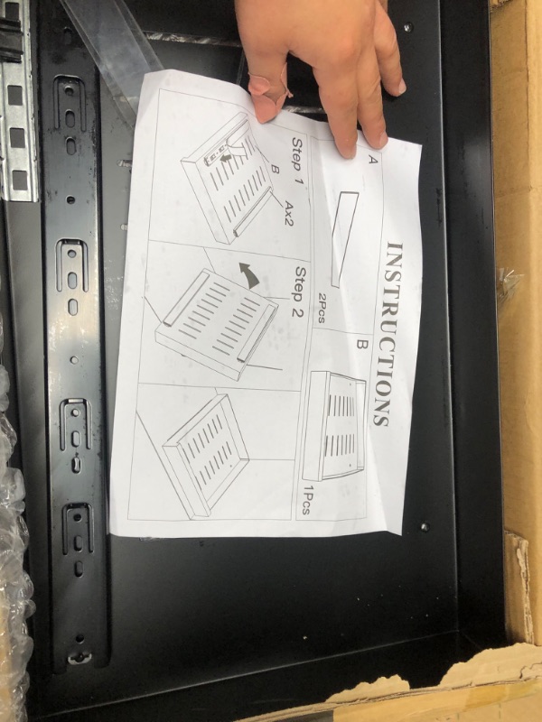 Photo 1 of Pull out Cabinet Organizer, 21"Deep, Slide out Spice Rack for Kitchen Cabinets, Under Sink Pull-Out Home Organizers with Adhesive Nano Film Fixed, Sliding Cabinet for Bathroom, Pantry Storage Shelves Black(1pc) 11.8"Wide-21"Deep