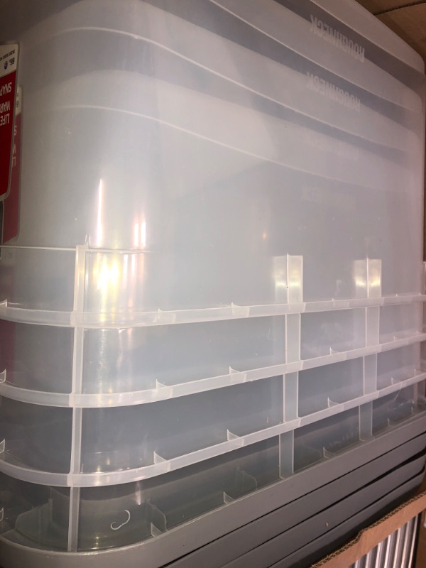 Photo 1 of 121538 66 Qt. Storage Bin, Clear 4 pc 