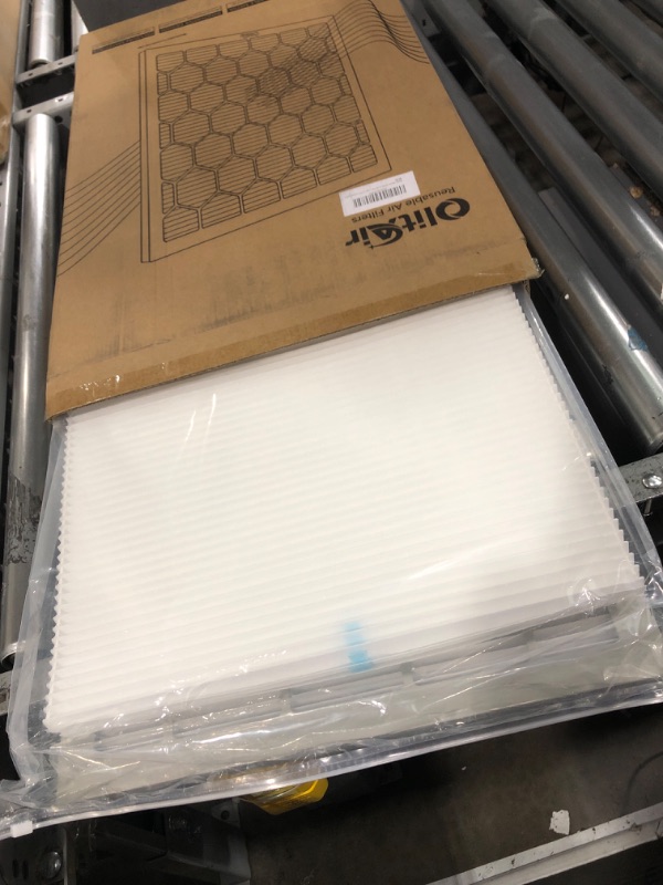 Photo 2 of 16x25x1 MERV 11 Air Filter,AC Furnace Air Filter,Reusable ABS Plastic Frame, 7 Pack Replaceable Filter Media (Actual Size: 15 3/4" x 24 3/4" x 3/4")