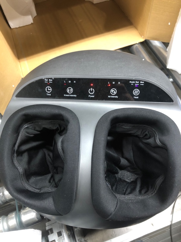 Photo 2 of (READ FULL POST) RENPHO Foot Massager Machine with Remote, Upgraded Full Cover Heat, Shiatsu Deep Kneading, Multi-Level Settings, Delivers Relief for Tired Muscles and Plantar Fasciitis, Fits up to US Men Feet Size 12 Remote Control