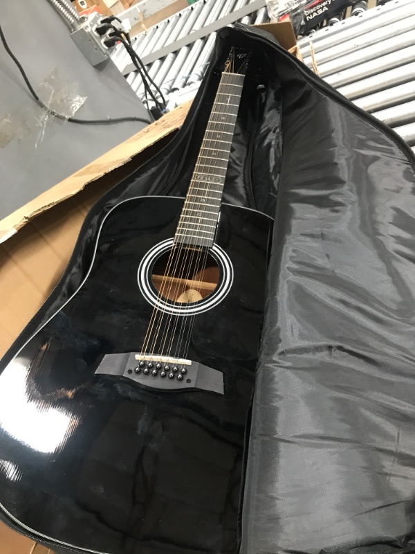 Photo 2 of **SEE NOTES**
12 String Guitar, 42" Full Size Acoustic Electric Guitars for Beginners Adults, Spruce Top Guitarra Acustica, Guitar Bundle with Gig Bag, Picks, Strings, Strap, Black