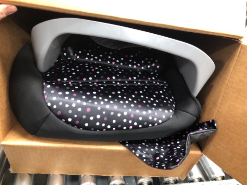 Photo 2 of Disney Baby Pronto! Belt-Positioning Booster Car Seat, Belt-Positioning Booster: 40–100 pounds, Minnie Dot Party