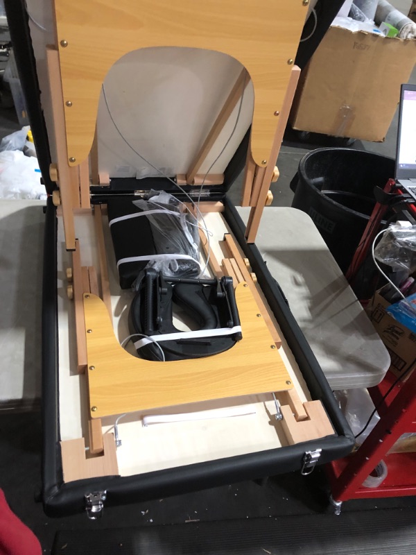 Photo 3 of ***USED - DAMAGED - SEE COMMENTS***
Premium Portable Foldable Massage Table with Wooden Feet