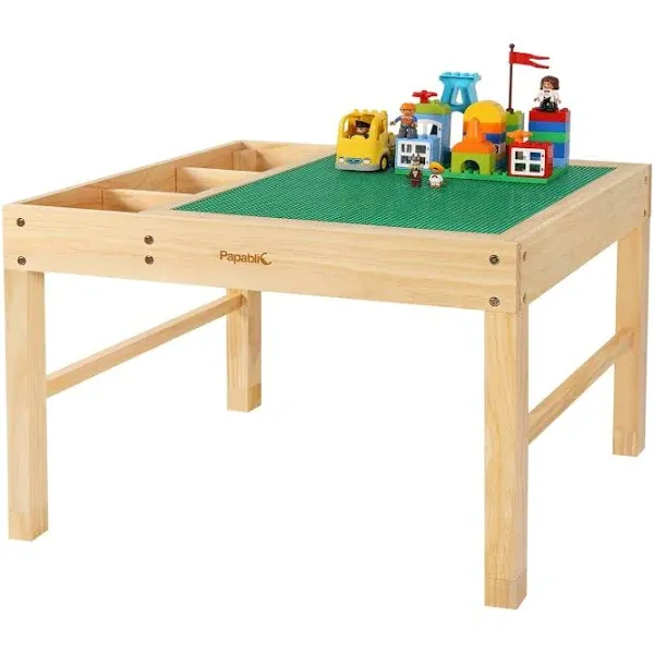 Photo 1 of 2-in-1 Kids' Activity Lego Table with Storage
