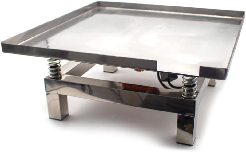 Photo 1 of 50x50CM Mini Stainless Steel Vibration Table, Concrete Vibrating Table Vibration Test Bench Test Block Vibration Platform
