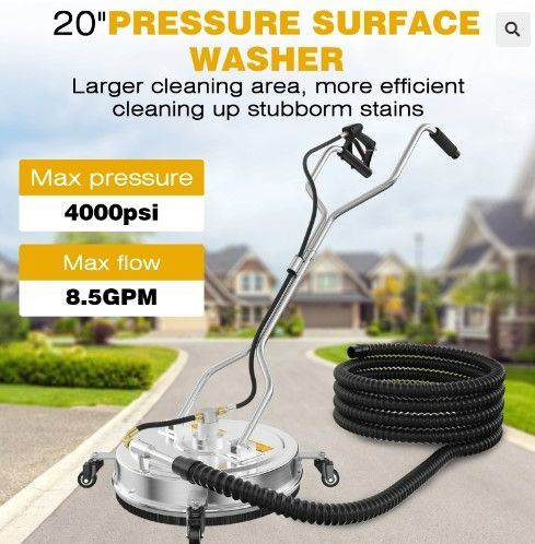 Photo 4 of (READ FULL POST) EVEAGE Environmental Guardian 20 inch Water Recovery Surface Cleaner Pressure Washer Dual Handle
