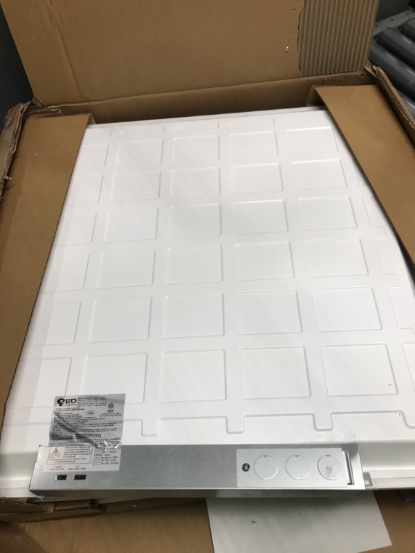 Photo 4 of **3 BROKEN IN A CORNER** 2x2 FT LED Light Flat Panel, 20/30/40W, Color Temperature Selectable 3K | 4K | 5K, Dimmable Recessed Drop Ceiling Lights, 2500/3750/5000 Lumens, Lay in Fixture for Office, 120-277V, UL DLC(4 Pack) 2x2 FT LED 4 Pack