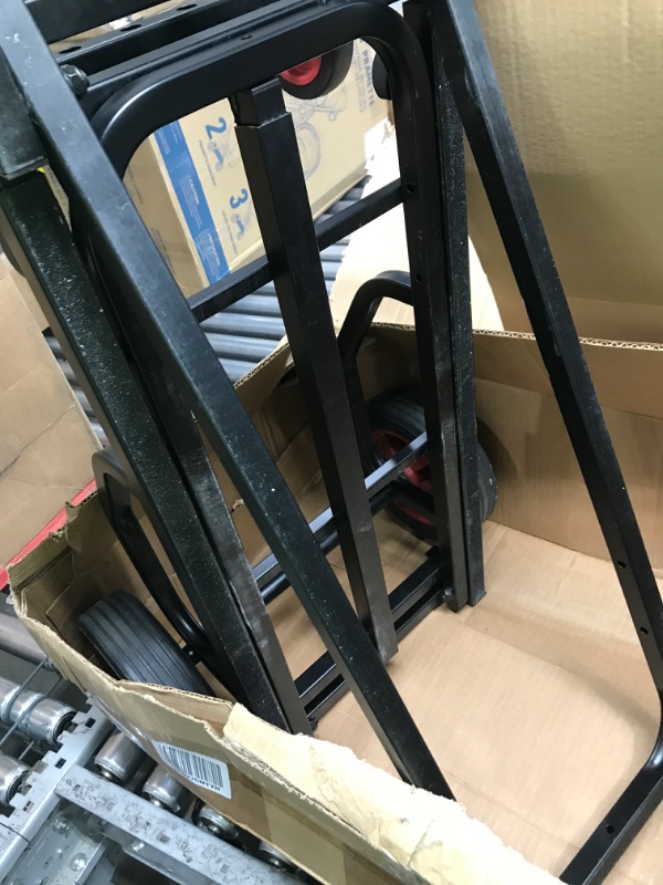 Photo 1 of Adjustable Professional Equipment - Compact 8-in-1 Folding, Foldable and Lightweight, Hand Truck/Dolly/Platform Cart, Extends Up to 27.52'' to 44.25'' - Pyle PKEQ48 27.52'' x 17''