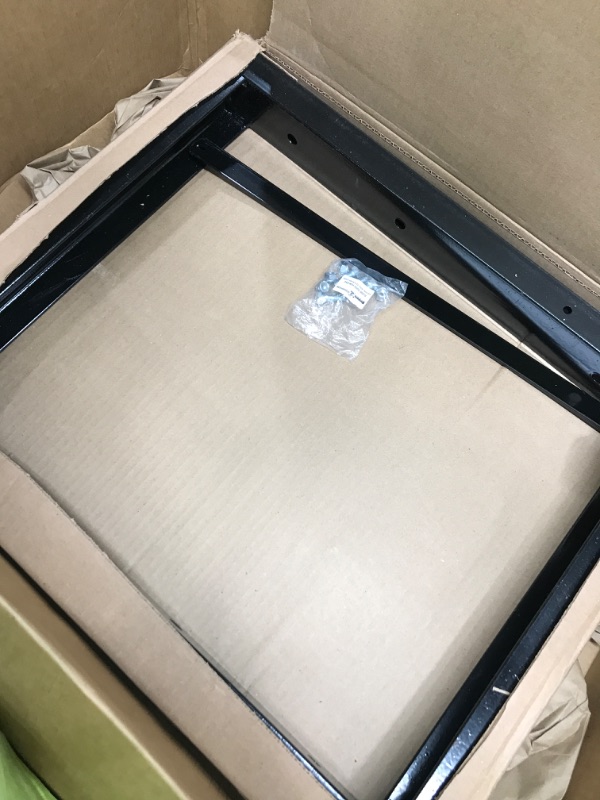 Photo 1 of Buyers Products 1701010B Bolted Black Structural Steel Mounting Brackets, 18 x 24 Inch, Set of 2 18x24 Bolted Structural