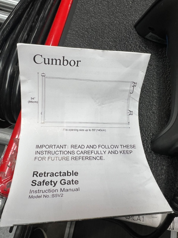 Photo 1 of Cumbor Retractable Baby Gate