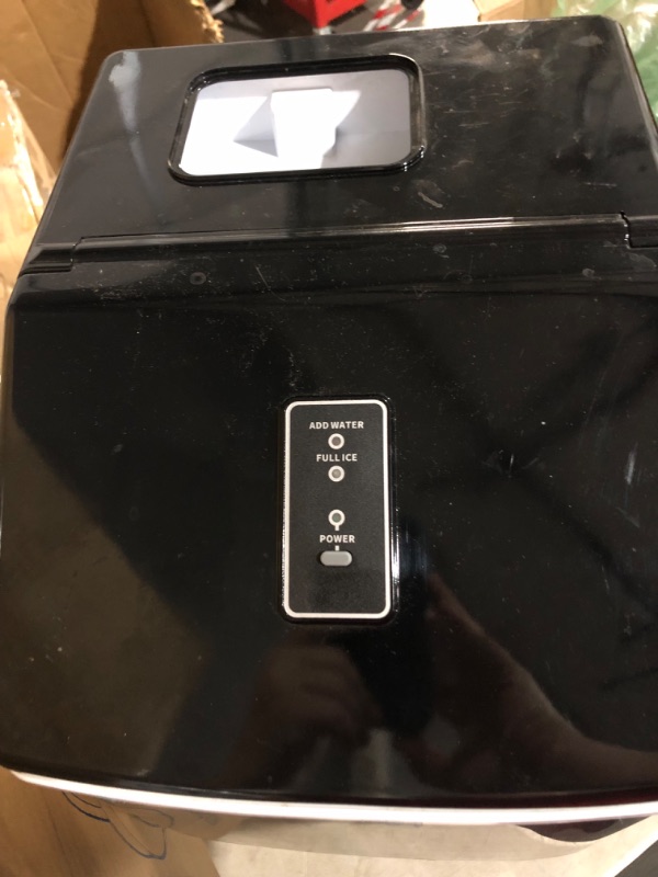 Photo 3 of ***NONREFUNDABLE - NOT FUNCTIONAL - FOR PARTS ONLY - SEE COMMENTS***
Newair Silver Countertop Ice Maker Machine, Compact Automatic Ice Maker, Cubes Ready in Under 15 Minutes, Portable Ice Cube Maker, Perfect for Home/Kitchen/Office/Bar