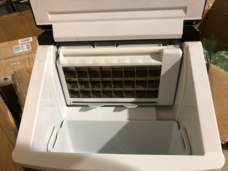 Photo 2 of ***NONREFUNDABLE - NOT FUNCTIONAL - FOR PARTS ONLY - SEE COMMENTS***
Newair Silver Countertop Ice Maker Machine, Compact Automatic Ice Maker, Cubes Ready in Under 15 Minutes, Portable Ice Cube Maker, Perfect for Home/Kitchen/Office/Bar