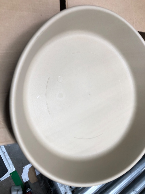 Photo 1 of [READ NOTES]
Round Saucer Planter ] Size: 3'' H x 16.13'' W, Color: Sandstone12