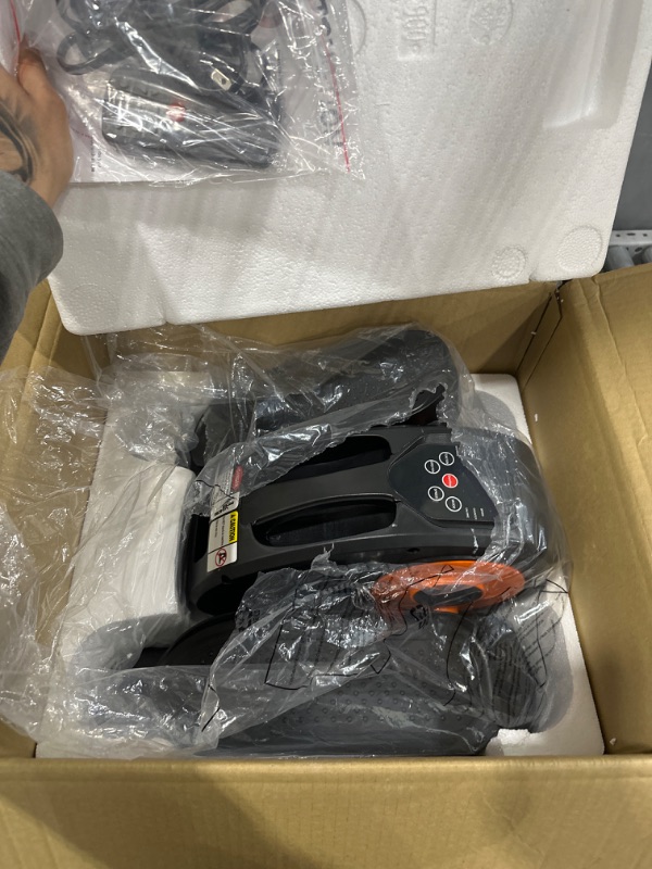 Photo 1 of GUGTTR Under Desk Elliptical, Electric Seated Pedal Exerciser, Quiet & Compact Mini Ellipse Leg Exerciser with Display Monitor, Remote Control and 12 Adjustable Speeds, Elliptical Machine for Home Orange