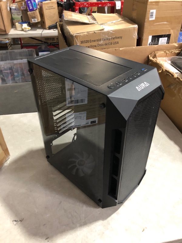 Photo 5 of ***DAMAGED - SEE COMMENTS***
GAMDIAS ATX Mid Tower Gaming Computer PC Case with Side Tempered Glass, 4X 120mm ARGB Case Fans