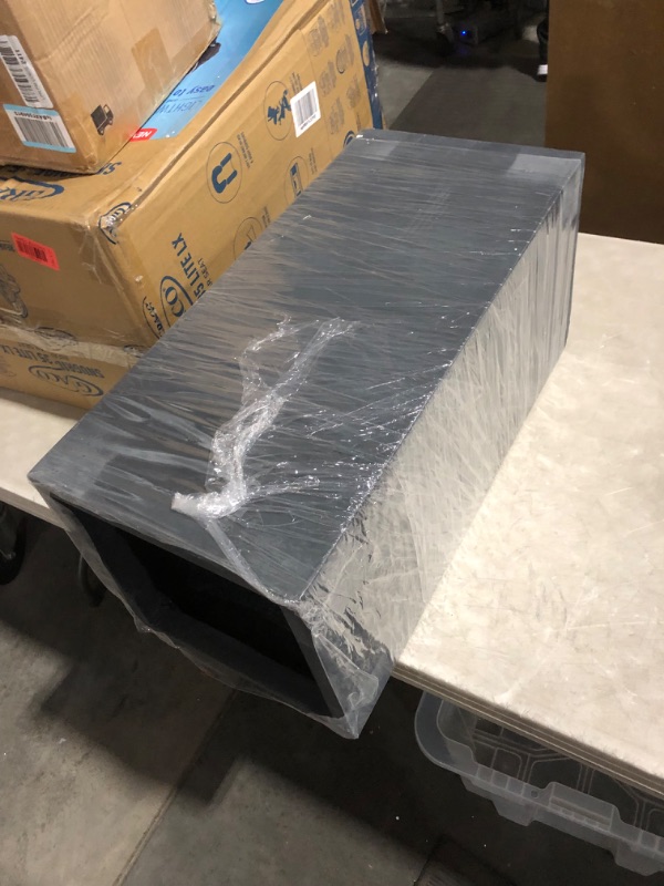 Photo 1 of ***USED - SCUFFED AND SCRAPED***
Kante RF0002B-C60121 Lightweight Concrete Modern Rectangle Outdoor Planter, Charcoal 24" Tall