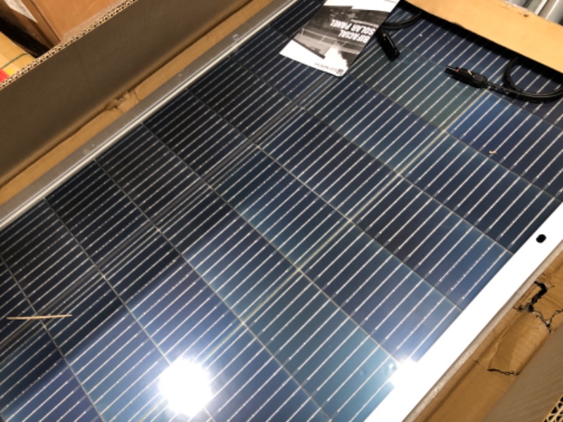 Photo 3 of ***USED - DAMAGED ON SIDE - SEE PICTURES - UNABLE TO TEST***
ECO-WORTHY Bifacial 195 Watt 12 Volt Solar Panel Monocrystalline Rigid High-Efficiency PV Module