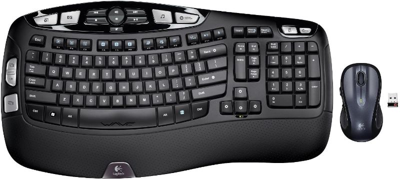 Photo 1 of Logitech Mk550 Wireless Desktop Set Keyboard/Mouse Usb Black Log920002555