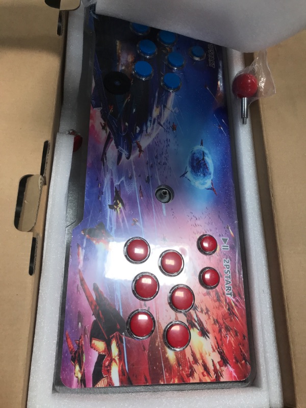 Photo 2 of 26800 Games in 1 3D Pandora's Box Arcade, 3D Arcade Game Console with 2 Joysticks, 1280x720 Full HD, VGA, HDMI Support Search/Save/Hide/Pause Game up to 4 Players