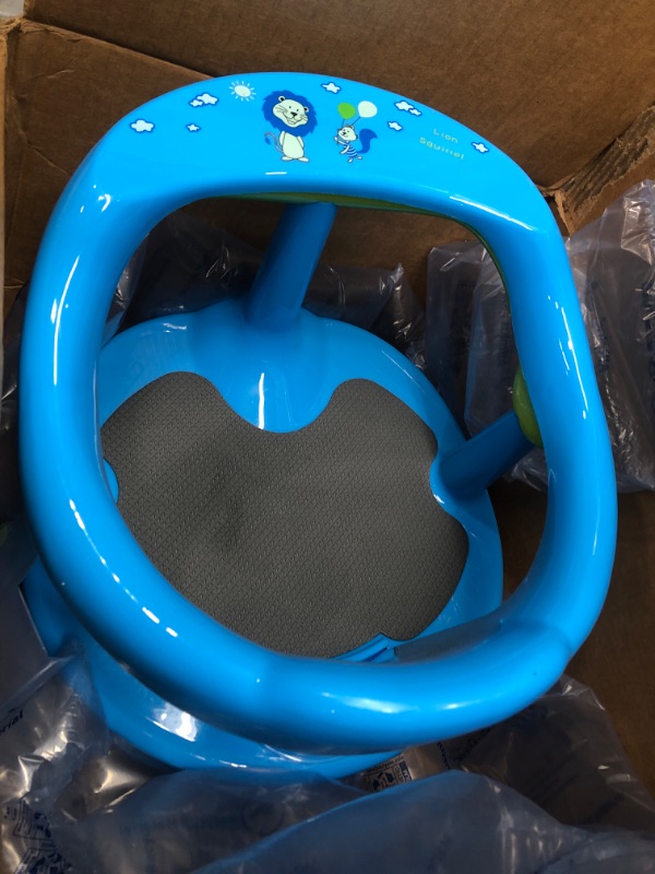 Photo 2 of Baby Bath Seat for Babies 6 Months & Up/Integrated Non-Slip Mat/Infant Bath Seat Ring for Sitting Up in The Tub with Suction Cups (Inapplicable to Textured Tub)