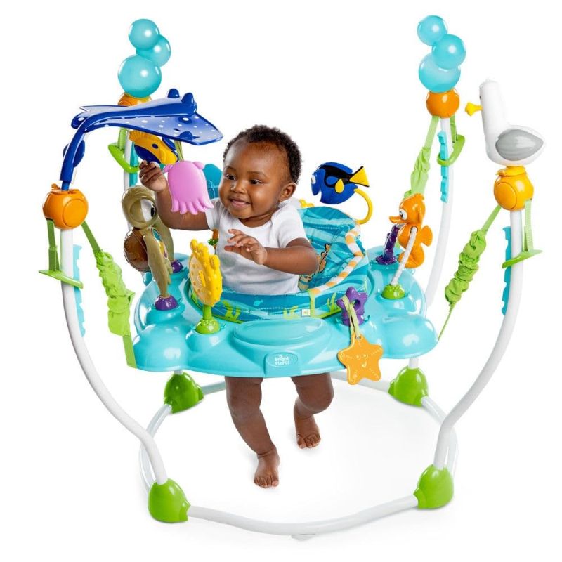 Photo 1 of Bright Starts Disney Baby Finding Nemo Sea of Activities Baby Activity Center Jumper with Interactive Toys, Lights, Songs & Sounds, 6-12 Months (Blue)
