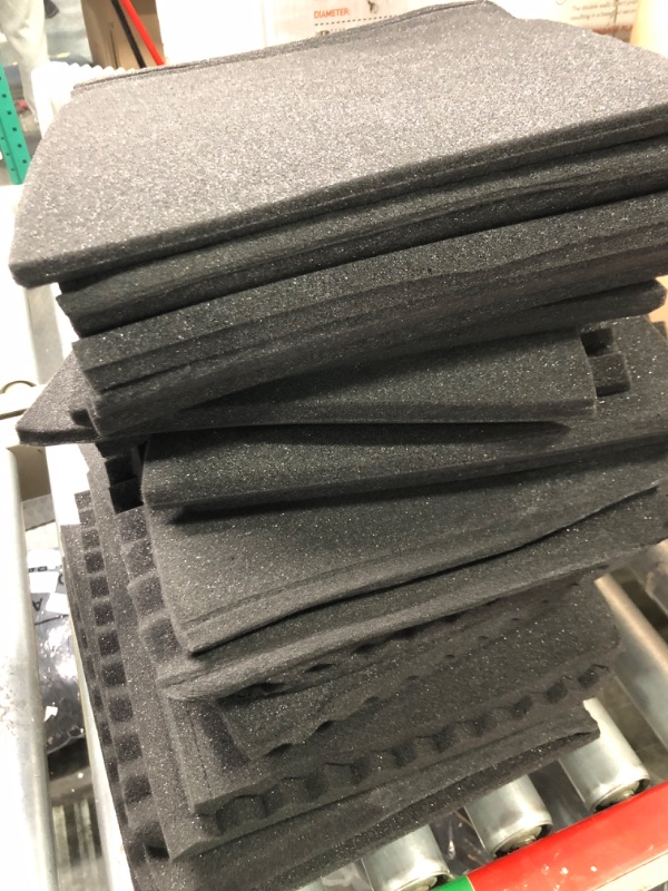 Photo 2 of 24 Pack Acoustic Panels, 1" X 12" X 12" Acoustic Foam Panels, Sound Proof Foam Panels, Self-Adhesive Soundproof Wall Panels,Fire-Proofed Soundproofing Wedges,Acoustic Treatment Foam for Home Foam-24p-1"