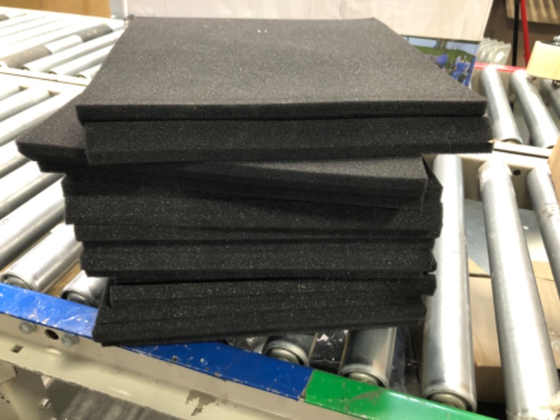 Photo 2 of 14 Pack Acoustic Panels, 1" X 12" X 12" Acoustic Foam Panels, Sound Proof Foam Panels, Self-Adhesive Soundproof Wall Panels,Fire-Proofed Soundproofing Wedges,Acoustic Treatment Foam for Home Foam-24p-1"