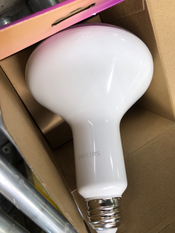 Photo 3 of 65-Watt Equivalent BR40 Ultra Definition Dimmable E26 LED Light Bulb Soft White with Warm Glow 2700K (1-Pack)