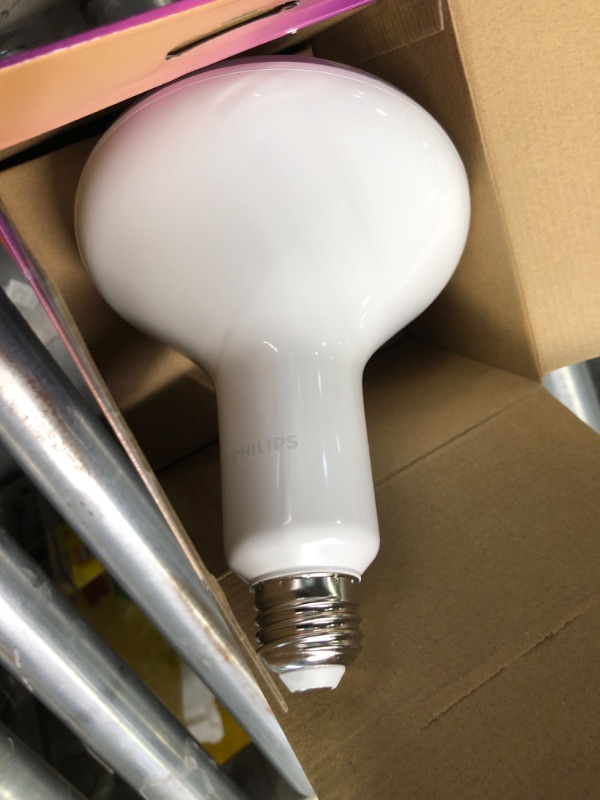 Photo 2 of 65-Watt Equivalent BR40 Ultra Definition Dimmable E26 LED Light Bulb Soft White with Warm Glow 2700K (1-Pack)