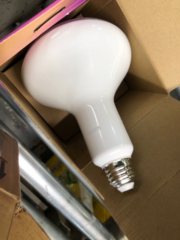 Photo 2 of 65-Watt Equivalent BR40 Ultra Definition Dimmable E26 LED Light Bulb Soft White with Warm Glow 2700K (1-Pack)