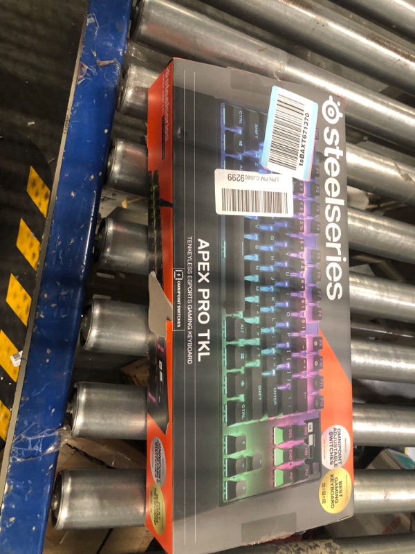 Photo 2 of HyperX Alloy Origins Core - Tenkeyless Mechanical Gaming Keyboard, Software Controlled Light & Macro Customization, Compact Form Factor, RGB LED Backlit, Clicky HyperX Blue Switch,Black
