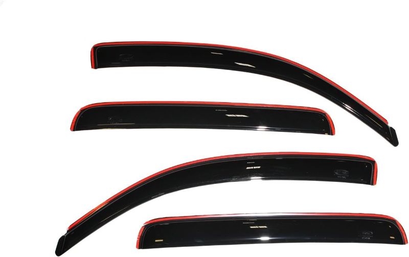 Photo 1 of Auto Ventshade [AVS] In-Channel Ventvisor / Rain Guards | Fits 2005 - 2015 Toyota Tacoma Double Cab - Smoke, 4 pcs. | 194056
